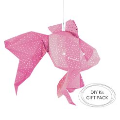 Fish Kids Room Nightlight; DIY Papercraft Kit; Under The Sea; Nursery Lampshade; Modern Hanging Lamp; Paper Lamp; Night Light For Kids